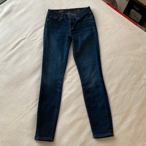 J. Crew Toothpick skinny jean dark wash